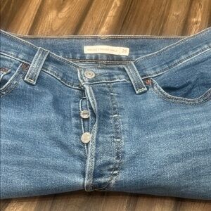 Levi's Classic Blue Button-Fly Jeans